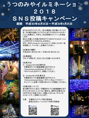 今年も、イルミネーションSNS投稿キャンペーンを行います